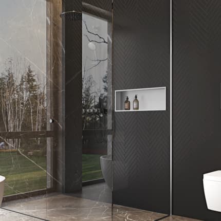 Niche chrome brossée 30 et 60 cm 