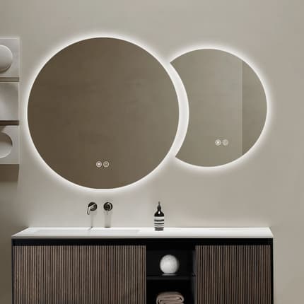 Miroir de salle de bain Moon Duo