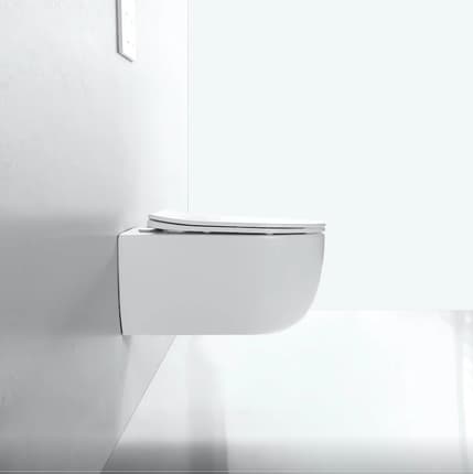 Pack WC suspendu O-Flush Voga blanc mat