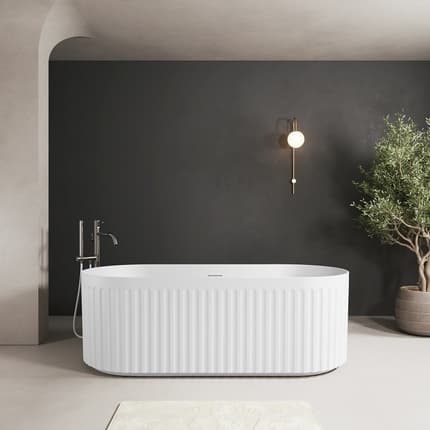 Baignoire îlot Look blanc 170 cm