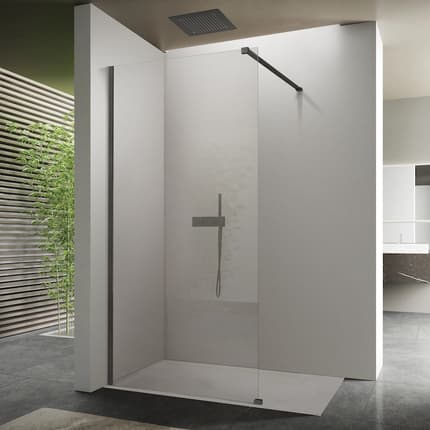 Paroi de douche italienne transparente