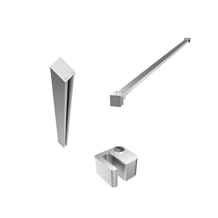 Kit complet fixation paroi de douche 