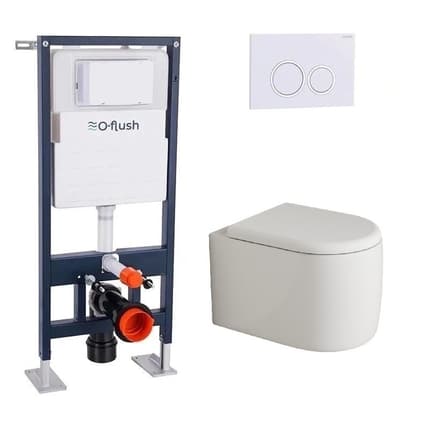 Pack WC suspendu O-Flush Cirka