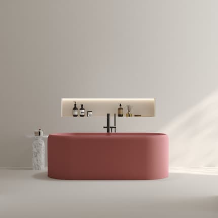 Baignoire Sakura rose 170 cm 