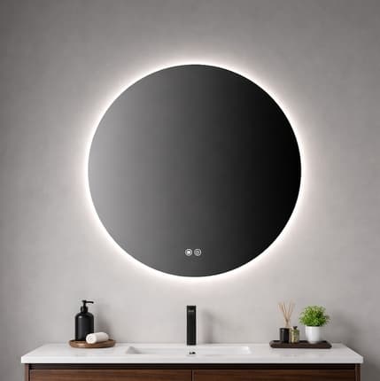 Miroir rond Led Moon 60 à 90 cm