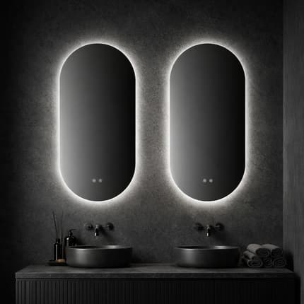 Miroir 45 cm led Ovalis