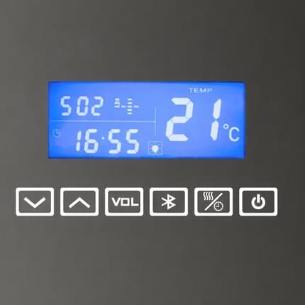 Miroir LED Bluetooth TWINKLE 100 cm à 160 cm