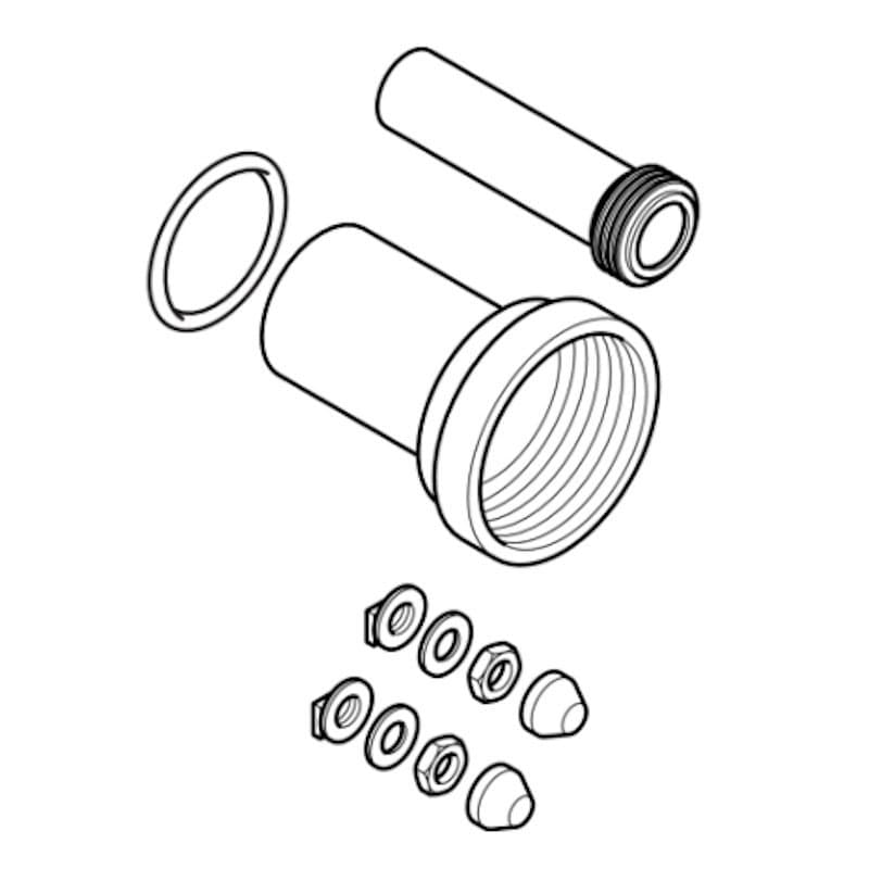 Kit de raccordement pour WC suspendu