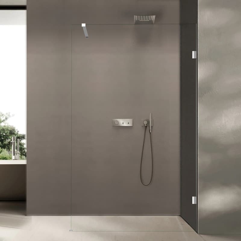 Paroi italienne transparente charnière