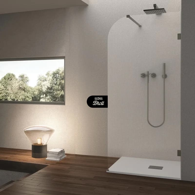 Paroi de douche Luna charnière