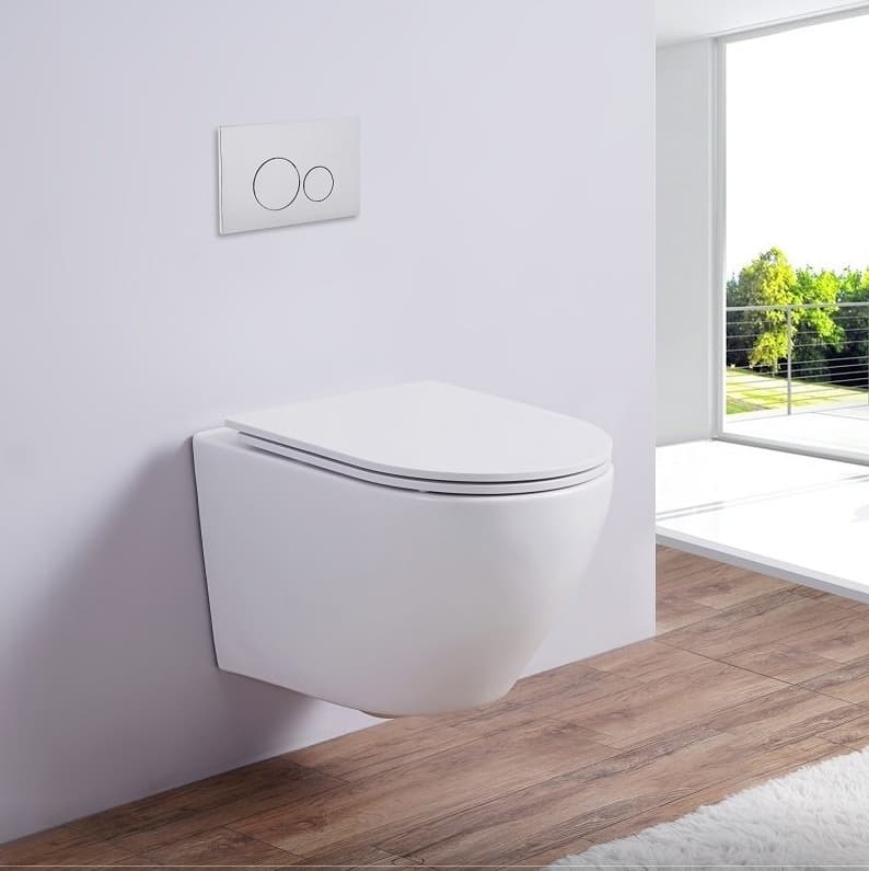 Pack WC suspendu O-Flush Joy blanc mat