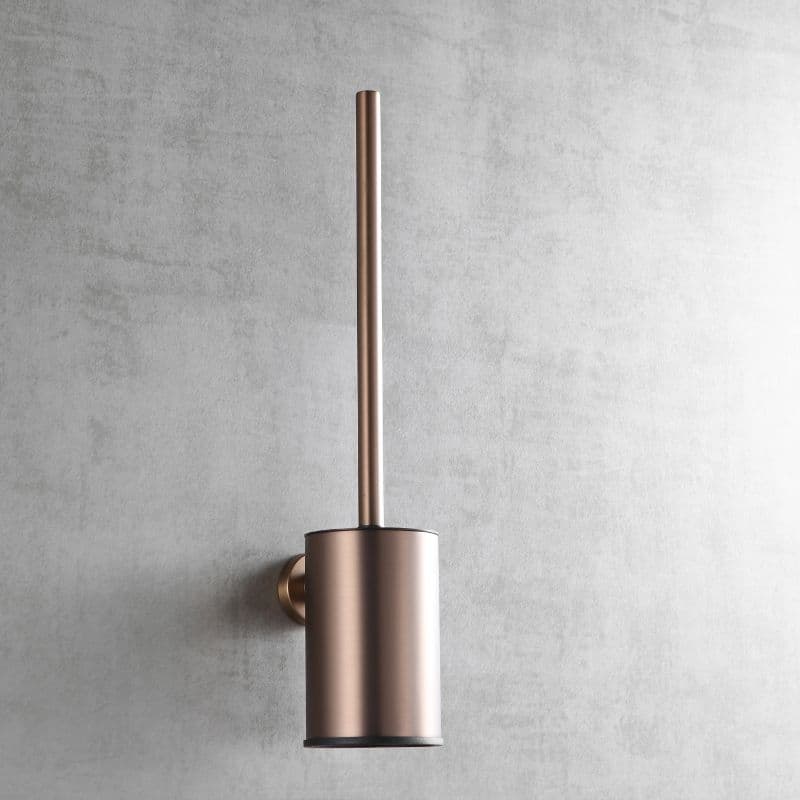 Brosse WC suspendue bronze brossé
