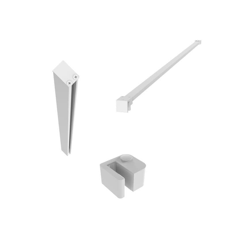 Kit complet fixation paroi de douche 