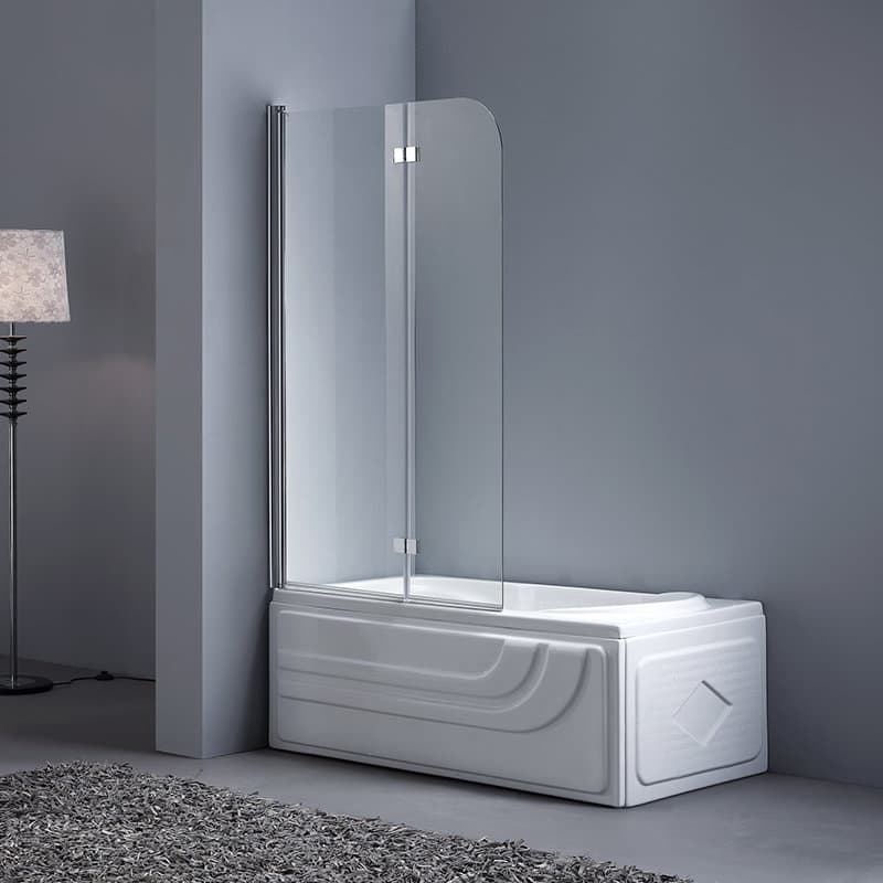 Pare-baignoire double volets pivotants Jupa 90 cm