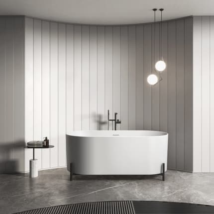 Baignoire Elle 160 cm blanc mat