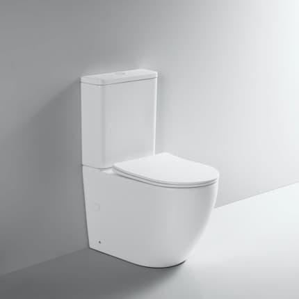 WC à poser Rimless Shine blanc mat