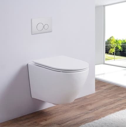 Pack WC suspendu O-Flush Joy blanc mat