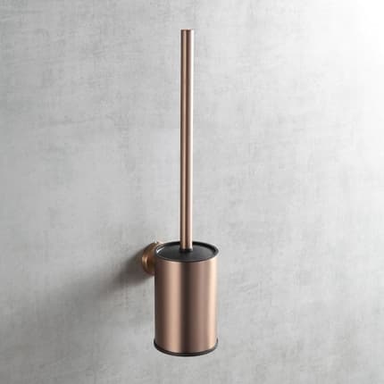 Brosse WC suspendue bronze brossé