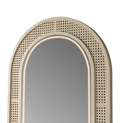 Miroir éclairage Raphia