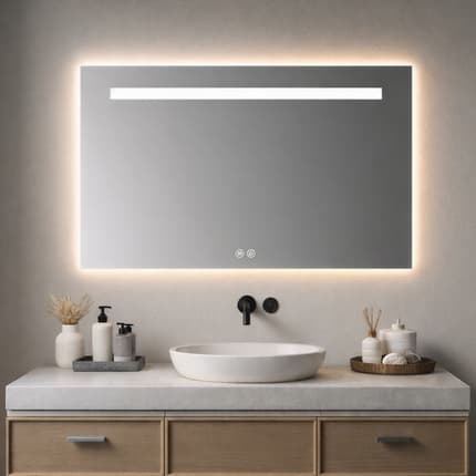 Miroir Led et antibuée Elysia 90 à 180 cm
